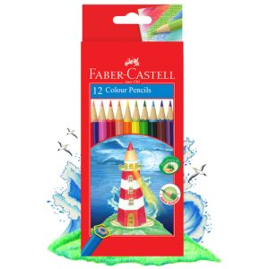 COLOUR PENCIL LONG ECOPENCIL BOX 12'S FABER CASTELL AHT120112AF