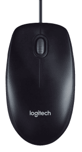 Logitech Corded Mouse M90 (Black)
