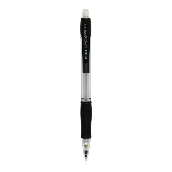 CLUTCH PENCIL 0.5 HB SUPER GRIP BLACK PILOT H-185-SL-B