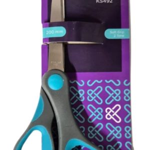 SCISSORS 20CM 2 TONE SOFT GRIP BLUE/ DARK BLUE NEXX KS492