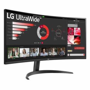 LG 34WR50QC 34'' 21:9 Curved UltraWide™ QHD Monitor with FreeSync™