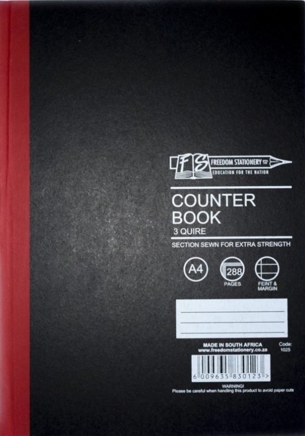 BOOK COUNTER A4 HC 3Q F/M FREEDOM 1025