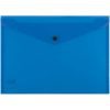 DOCUMENT ENVELOPE BUTTON A4 BANTEX BLUE 5PK BANTEX B3410-11 - Image 2