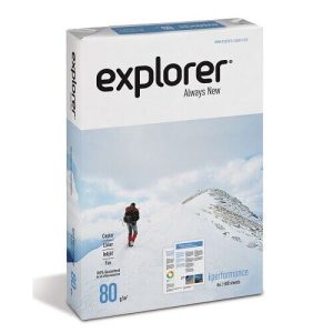 PAPER BOND A4 80G WHITE REAM EXPLORER