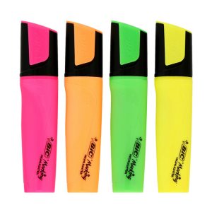 HIGHLIGHTER BIC MARKING ASST CRD 4 BIC