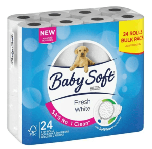 Baby Soft 2 Ply Toilet Tissue (24's)