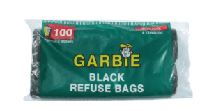GARBIE BLACK REF BAGS ROLL 100'S