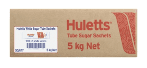 Huletts White Sugar Tubes (1000 x 5g) 5kg Net