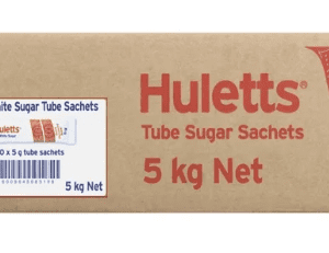 Huletts White Sugar Tubes 1000 x 5g - 5kg Net
