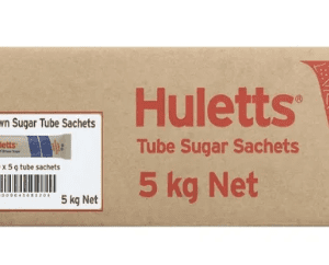 Huletts Brown Sugar Tubes (1000 x 5g) 5kg Net