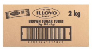 Illovo Brown Sugar Tubes (400 x 5g) 2kg