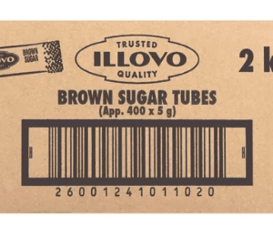Illovo Brown Sugar Tubes (400 x 5g) 2kg