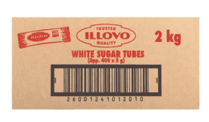 Illovo White Sugar Tubes (400 x 5g) 2kg