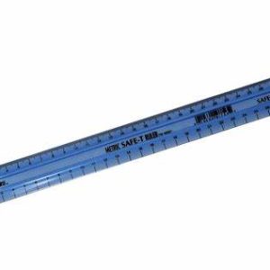 RULER PLASTIC 30CM SHATTERPROOF BRIGHT NAVY BLUE NEXX