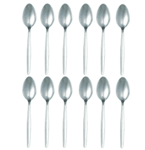 Crockery Centre Teaspoon Eloff Stainless Steel Cutlery Set (Pack of 12)