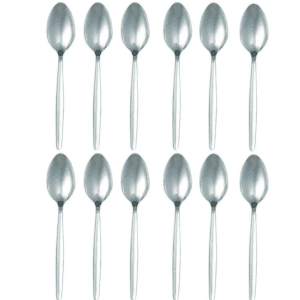 Crockery Centre Teaspoon Eloff Stainless Steel Cutlery Set (Pack of 12)