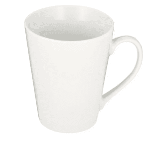 Basic White Coupe Mug 4pk