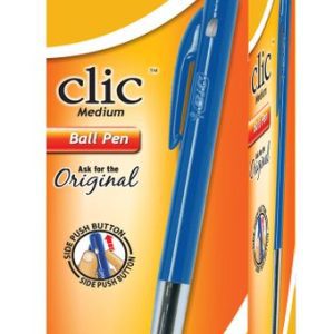 PEN BPN RETR M 1.0 CLIC BLUE BIC