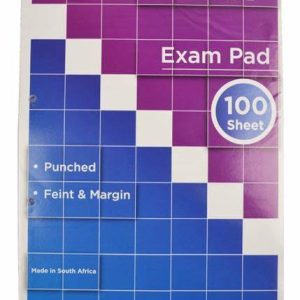PAD EXAM A4 100PG PUNCHED ASST COVERS NEXX 3050-INT