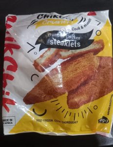 ChikChik Crunch Chicken Steaklets 520g