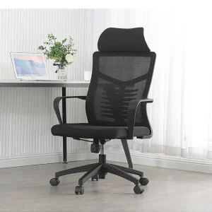 Office Chairs - High Back Mesh Ergonomic - Black Colour