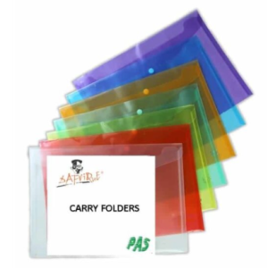 PAS 180MIC PP CARRY FOLDER CLEAR